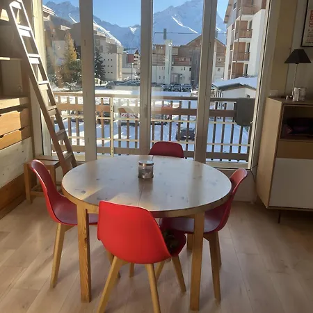 Pied Des Pistes Vue Montagne Lägenhet Les Deux Alpes